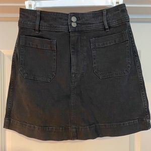Madewell Women’s Black Denim Mini Skirt Size 00